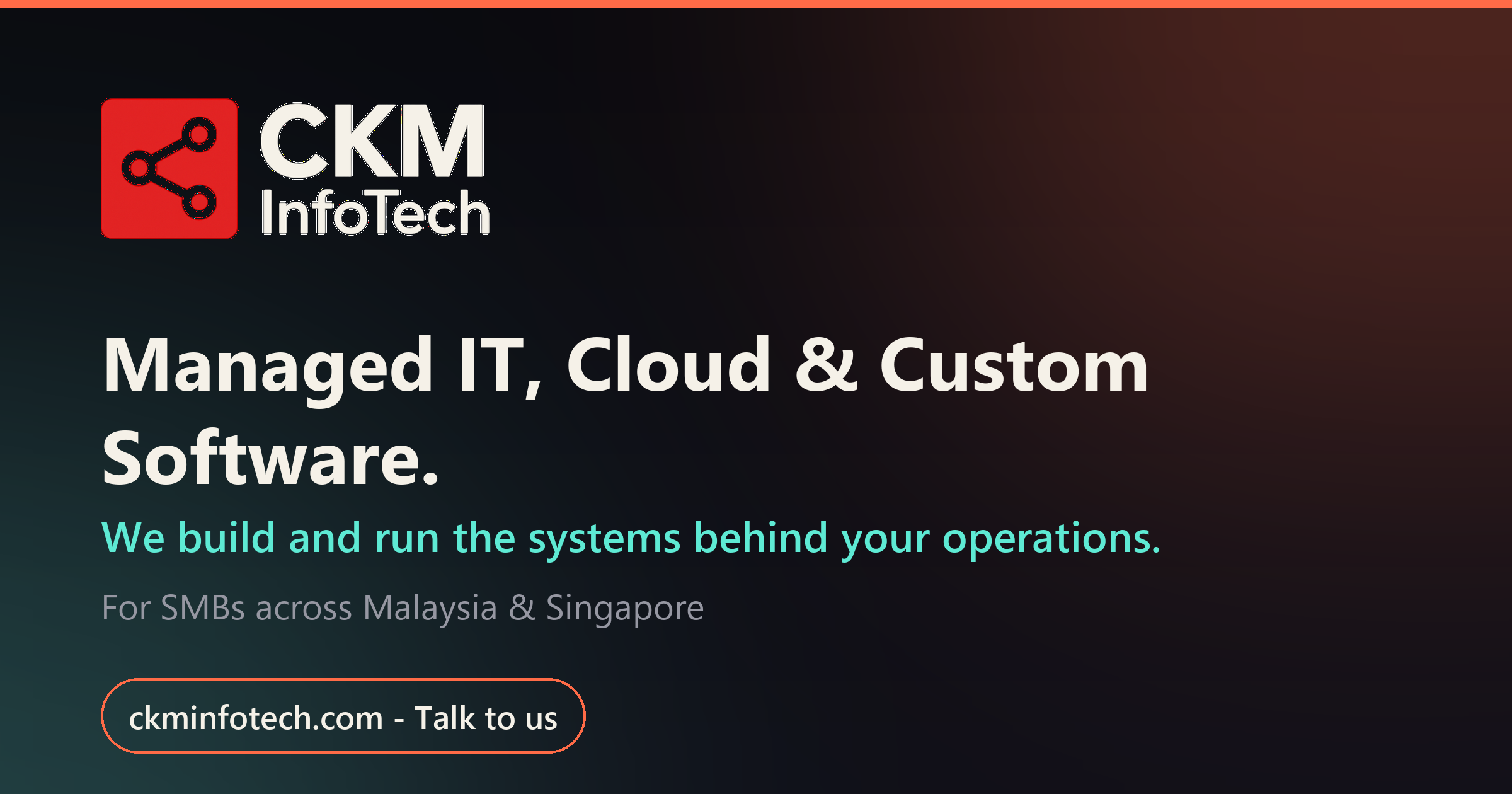 CKM InfoTech — Managed IT, Odoo ERP, Custom Software, AI & FaiServe ...